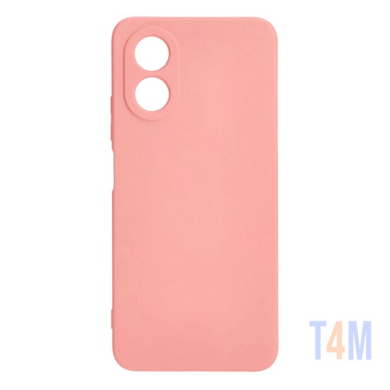 Funda de Silicona con Marco de Cámara para Oppo A98 5g Rosa